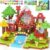 Matchtiles 100 PCS Magnetic Building Blocks, Mine World Forest Animals Set, Magnet Cube Construction Toys for Kids Age 3-8, STEM Sensory Gift for Boys & Girls