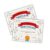 Math Certificate of Achievement Award | 50 pk. 8.5×11” Mathematics Facts Goal for Elementary Students Paper Participation