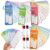 Math Flash Cards 4 Sets Erasable Multiplication Flash Cards 0-12 Educational Math Flashcards with Pens for Add Subtract Divide Multiply for Kids Self Check Classroom Home Toys Games..