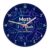Math Wall Clock, Educational Modern Geometric Shapes Equations None Blue Quiet Wall Clock for Living Room Bedroom Kitchen Decor 11.6×11.6 Inches