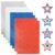 Matio 320 PCS Star Stickers, 4th of July Glitter Foam Star Stickers