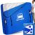 Mattress Bags for Moving, BETU Mattress Protector Waterproof Mattress Cover Twin Size Storage Bags with 8 Heavy-Duty Handles and Zipper for College Bed Extra Thick Large Reusable (77″x42″x15″ Blue)