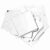 Mavaol 50G PVC Square Sequins Marine Wedding Decoration Clothes Accessories 50x50mm (Silver)
