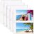 MaxGear 100 Pack 5×7 Photo Sleeves for 3 Ring Binder, 30 Pack 4×6 Photo Album Pages for 3 Ring Binder