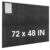 MaxGear Extra Large Bulletin Board 72″ x 48″, Dark Gray Felt Wall Tiles