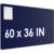 MaxGear Large Bulletin Board 60″ x 36″, Foldable Felt Board Dark Blue