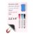 MaxGear Magnetic Pink Whiteboard for Fridge, 12 x 8 Inch, Markers Included