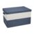Maximize Closet Space with Foldable Cotton Linen Storage Bin, Reinforced MDF Structure & Lid, 12.6 x 9.4 x 7.1 Inches for Under Bed Organization (1 Pack)