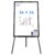 Maxtek Easel Whiteboard 36 x 24, Stand Tripod with Height Adjustable, Black