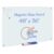 maxtek Magnetic Glass Dry Erase White Board, 48″ x 36″ Frameless Glass Board for Wall Mounted, Includes 5 Magnets, 3 Markers and 1 Eraser for Classroom Home, Office Supplies (White)