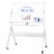 maxtek Rolling Whiteboard with Storage Basket, 48×30 Magnetic Double-Sided