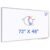 Maxtek White Board Dry Erase 72×48, Large Magnetic Whiteboard Wall Mounted