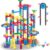 MaxTronic 254pcs Marble Run Toys with Motorized Elevator, Transparent Contruction Building Toys Marble Maze Block Set for Boys & Girls (Containing 90 Marbles)