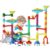 MaxTronic Marble Run Toy, 110pcs Marble Maze Kit STEM Educational Learning Toy for Kids, Mable Race Construction Railway Building Blocks with 60 Marbles Birthday Gift for Boys Girls 3-12 Years Old