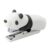 MAX USA HD-10NX/S Cute Animal Silicone Stapler (Panda) – Special Edition (HD-10NX/S PN Stapler)