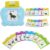 MAYAPHILOS Spanish and English Pocket Speech Therapy Toys with 224 Sight Words, Bilingual Flashcards for Preschool Learning, Gifts for Toddlers