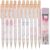Maydahui 12 Pcs 0.7mm 2B Cute Cartoon Peach Mechanical Pencils With Eraser and 100 Pcs Replaceable Lead Refills For Students Drawing Writing Sketching Stationery Supplies