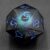 Maywin Oversized Large 50MM Eyeball Core D20 with Gift Case,Handmade Sharp Edge Single Jumbo Polyhedral Dungeons and Dragons Dice(Purple Persian Eyeball-1)