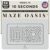 MAZE OASIS – 5X Faster Drying – Premium Stone Bath Mat – Absorbent Diatomaceous Earth Bath Mats for Bathroom Non Slip – Rapid Dry Stone Bathmat & Shower Floor Mat – Serenity Sterling