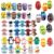 Mbarbs Random Tumbler Wobbler Toys | Stress Relief 45PCS Mini Colorful Roly-Poly Wobbling Toy | Cartoon Miniature Figures Self-righting Doll Small Desktop Toy | Tumbler Early Education Toys for Adult