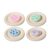 mbezbru 4 Pack Stress Balls，Relief Squeeze Fidget Toys Crunchy Sand Squishy Balls for Stress Sensory Focus Toys Portable Shapeable Anxiety Relief Toys for Gril Boys Kids Adults Gift