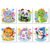 MBNTJHT 6 Pack Animals Paint by Numbers Kit for Kids Ages 8-12,Cartoon Framed Paint by Number Kits for Kid Beginners,Easy DIY Painting by Numbers for Home Wall Decor 8X8 Inch.