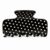 Mchaovau 3.15″ Polka Dot Acetate Claw Clip for Women Thin Thick Hair, Black