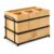 MCMUZKZS Cutlery Organizer Countertop Utensil Holder Drawer Dispenser Wood Metal Removable Compartments Space Saving Storage suitable for restaurant truck catering