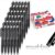 MCOLIMA Black Erasable Gel Pens Bulk, 36 Pack Retractable Erasable Pens Soft Black Ink, 0.7mm Fine Point Quick Dry, Clicker Pens for Note Taking, Work, Office, Classroom School Supplies