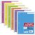 Mead Spiral Notebook, 1 Subject, Wide Ruled Paper, 8″ x 10-1/2″, 70 Sheets, Selected Colors Will Vary, 6 Pack (930267)