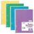 Mead Spiral Notebook, 4 Pack, 1 Subject, Wide Ruled Paper, 7-1/2″ x 10-1/2″, 70 Sheets per Notebook, Colors Will Vary (930200-ECM25)