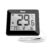 MEBUS Digital Thermometer Indoor and Outdoor with Wired Outdoor Sensor, Time, Min/Max Values, Colour: Black, Model: 48432