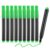 MECCANIXITY 10 Pack Dry Erase Markers Pens, Watercolor Fine Tip Marker, Wet Erase Whiteboard Markers for Paper Drawing Art Supplies Office Home, Pale Green
