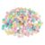 MECCANIXITY 240Pcs Pom Poms, 0.6inch Craft Balls, Light Color Series | Pompoms, 15mm Small Fuzzy Puff Ball Bulk for Arts DIY Creative Crafts Making Party Home Decorations Hobby Supplies