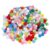 MECCANIXITY 240Pcs Pom Poms, 0.6inch Craft Balls, Mixed Color | Pompoms, 15mm Small Fuzzy Puff Ball Bulk for Arts DIY Creative Crafts Making Party Home Decorations Hobby Supplies