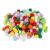 MECCANIXITY 80Pcs Pom Poms, 1inch Craft Balls, Mixed Color | Pompoms, 25mm Small Fuzzy Puff Ball Bulk for Arts DIY Creative Crafts Making Party Home Decorations Hobby Supplies