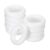 MECCANIXITY Craft Foam Wreath 5cm/2″ White 10 Pcs | Lightweight, Round Foam Wreath Polystyrene Circles Ring for Wedding Home Flower Projects DIY Arts Christmas Decoration