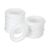 MECCANIXITY Craft Foam Wreath 8cm/3.15″ White 10 Pcs | Lightweight, Round Foam Wreath Polystyrene Circles Ring for Wedding Home Flower Projects DIY Arts Christmas Decoration