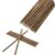 MECCANIXITY Wood Log Sticks 10 Inch Long 0.2-0.5 Inch Dia, Brown 30Pcs | Natural Wooden Craft Sticks with Bark Natural Twigs Rustic Wooden Branches for DIY Crafts Home Decor Festival