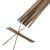 MECCANIXITY Wood Log Sticks 16 Inch Long 0.2-0.5 Inch Dia, Brown 10Pcs | Natural Wooden Craft Sticks with Bark Natural Twigs Rustic Wooden Branches for DIY Crafts Home Decor Festival