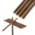MECCANIXITY Wood Log Sticks 6 Inch Long 0.2-0.5 Inch Dia, Brown 10Pcs | Natural Wooden Craft Sticks with Bark Natural Twigs Rustic Wooden Branches for DIY Crafts Home Decor Festival
