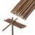 MECCANIXITY Wood Log Sticks 6 Inch Long 0.2-0.5 Inch Dia, Brown 30Pcs | Natural Wooden Craft Sticks with Bark Natural Twigs Rustic Wooden Branches for DIY Crafts Home Decor Festival