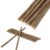 MECCANIXITY Wood Log Sticks 8 Inch Long 0.2-0.5 Inch Dia, Brown 10Pcs | Natural Wooden Craft Sticks with Bark Natural Twigs Rustic Wooden Branches for DIY Crafts Home Decor Festival