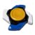 Mecha Fidget Spinner — Zinc Alloy Movable Wings, 3.8cm Retro Japanese Mecha Design, 50g Precision EDC