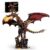 Mechanical Fire Dragon Building Block Set with LED Light, 1439PCS Building Blocks Model with Movable Wings & Stand for Adults Teens Boys 8-12, Home Decor Gift for Birthday Christmas Halloween