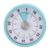 Mechanical Kitchen Timer Stainless Steel Visual Countdown Timer with Magnetic Backplate Accurate Wind Up Timer for Cooking Study Gym Blue