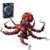 Mechanical Octopus Building Sets 882 PCS Steampunk Ocean Animal Collection Toy Display Stand & LED Light Home Office Decor STEM Construction Kit for 8+Teens Creative Gift for Ocean Lovers&Collectors