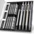 Mechanical Pencil Set, 0.5mm 4-Pack with Case, Metal Body, Fine Point