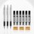 Mechanical Pencil Set, 3 Pcs Full Metal Mechanical Pencil with 72 HB Lead Refills and 3 Erasers, Anti-Slip Ergonomic Grip Drafting Pencil Kit for Students Artists Engineers Architects and Designers