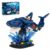 Mechanical Shark Building Set for Adult,1096 PCS Ocean Animal Fish Toy